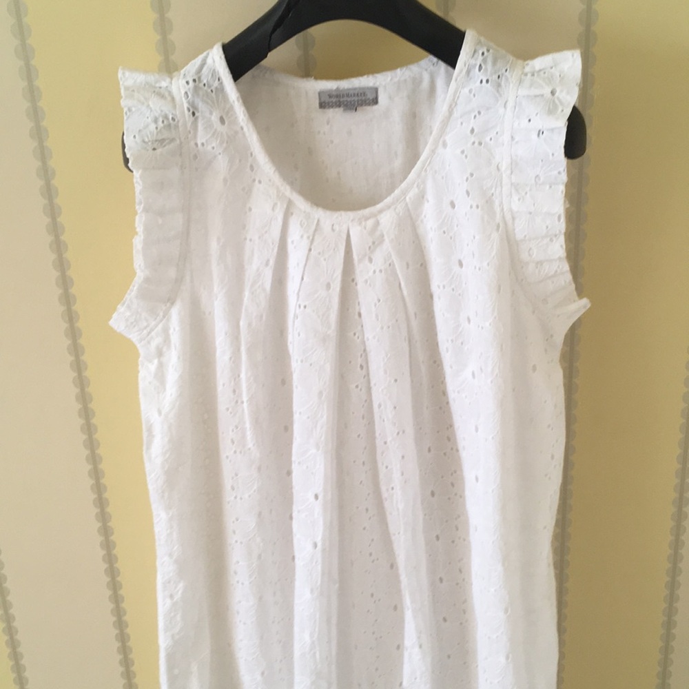 Adorable white lace sundress